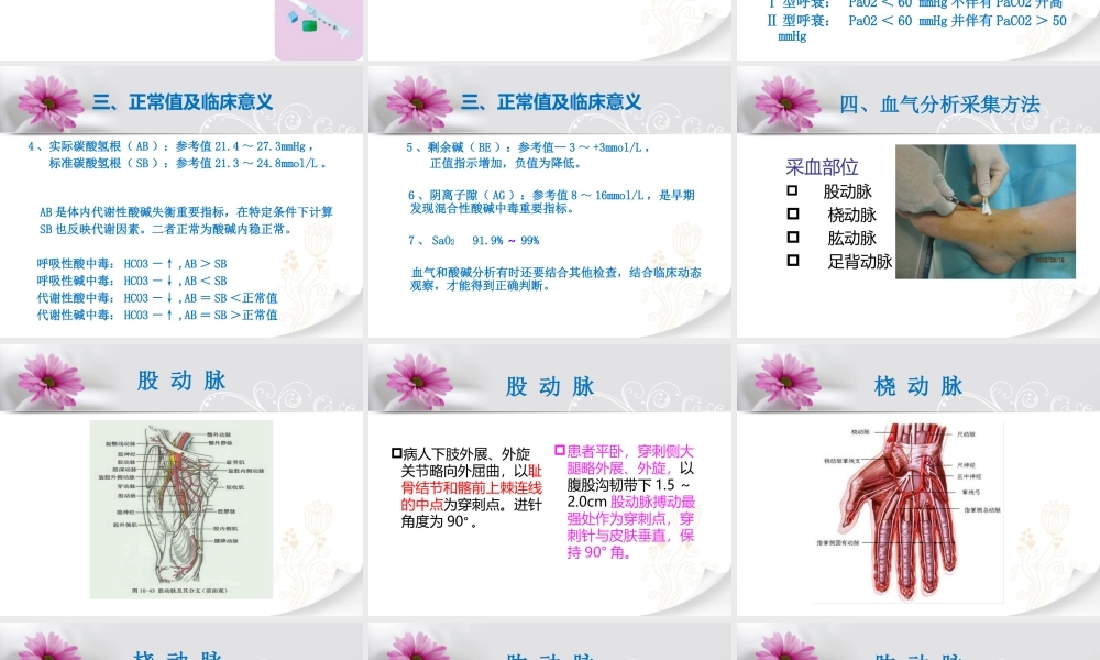 动脉血气分析的采集.ppt