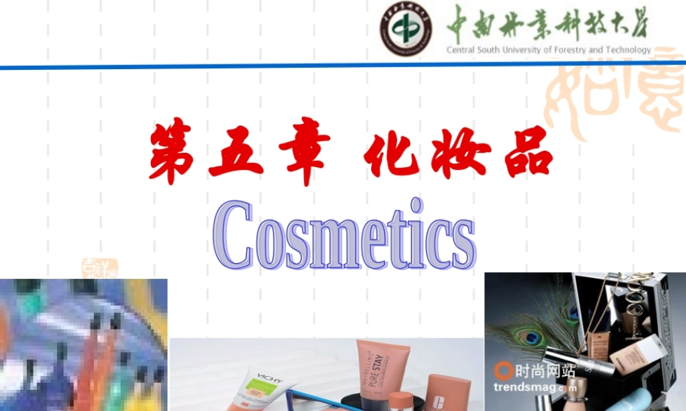 化妆品概述与皮肤.ppt