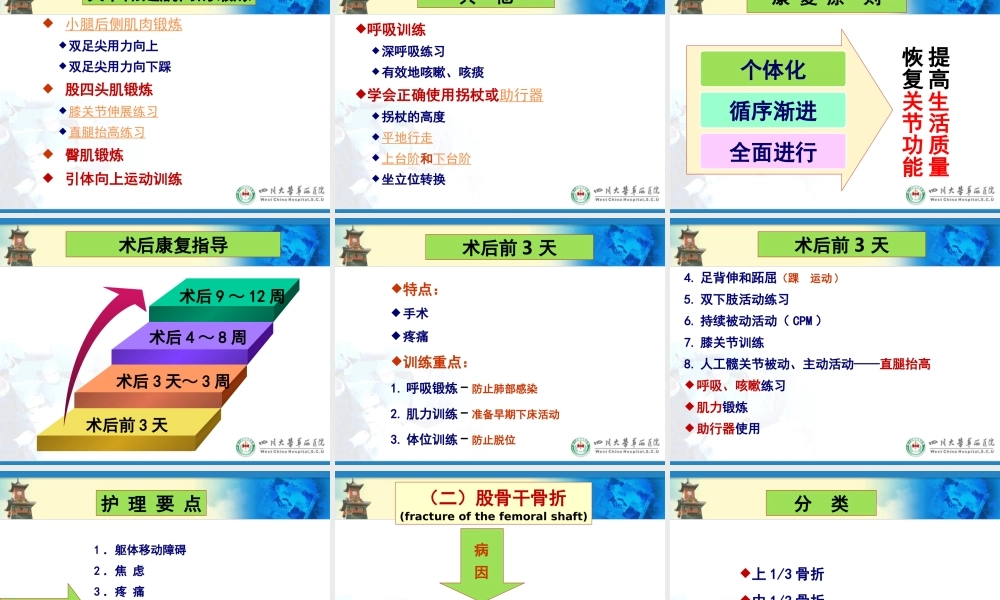 关节附近肌肉锻炼.ppt