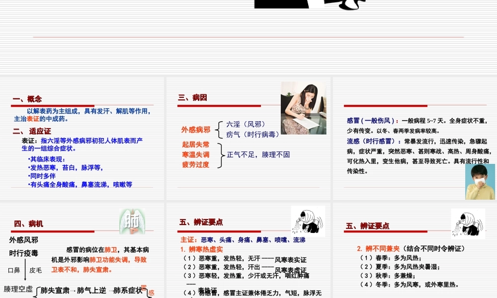 中成药用药指导01解表中成药.ppt