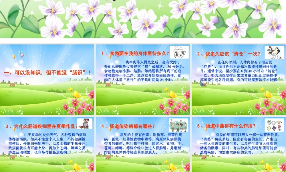 关注你的肠道健康.ppt