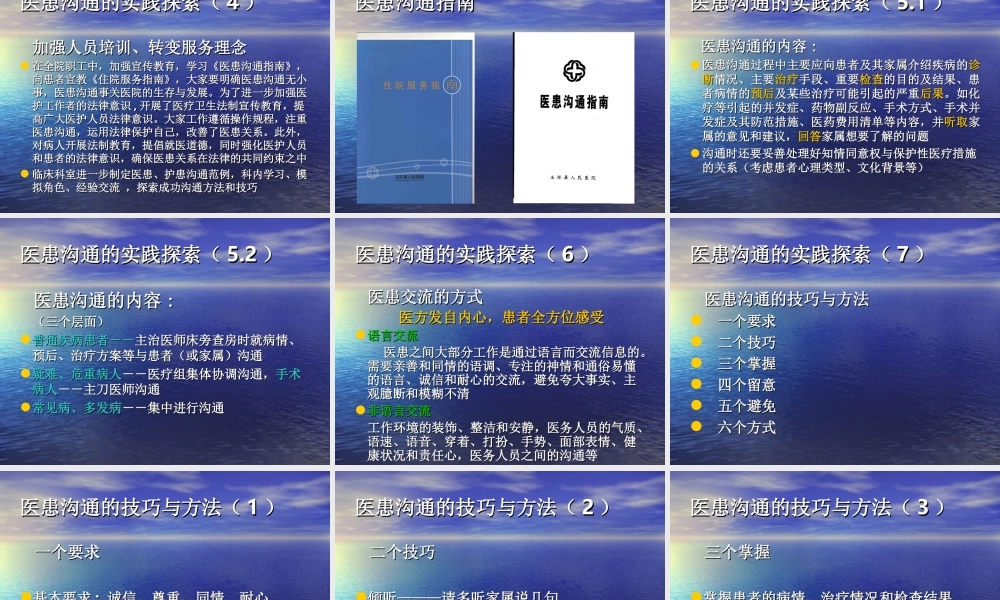 加强医患关系-提升服务水平.ppt