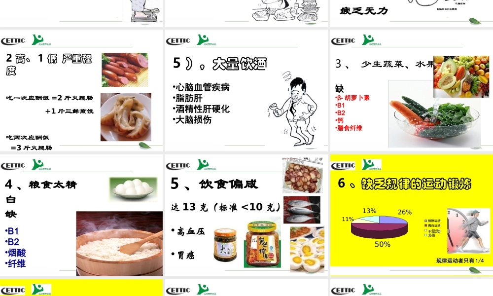 健康中年运动营养对策2012-9.ppt