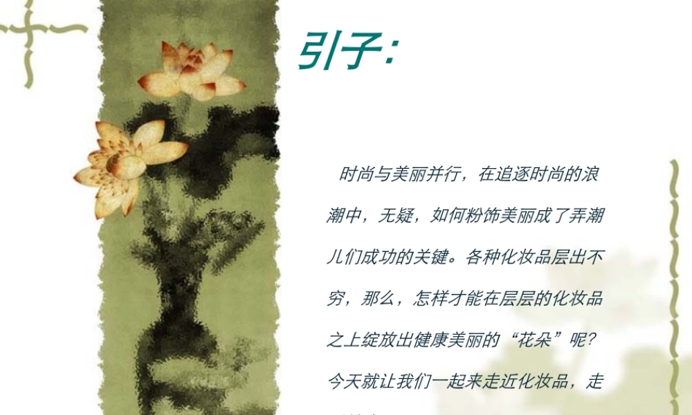 化妆品与健康.ppt