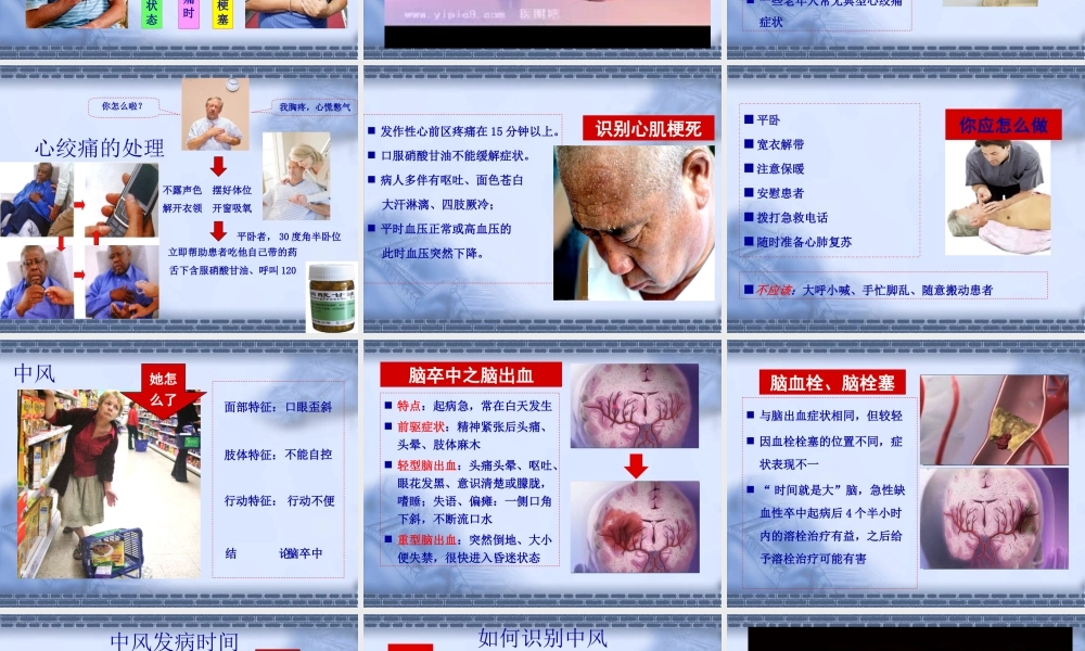 中老年人健康知识讲座-新冠社区2015.ppt