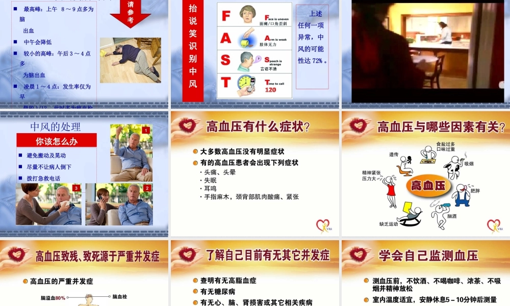 中老年人健康知识讲座-新冠社区2015.ppt