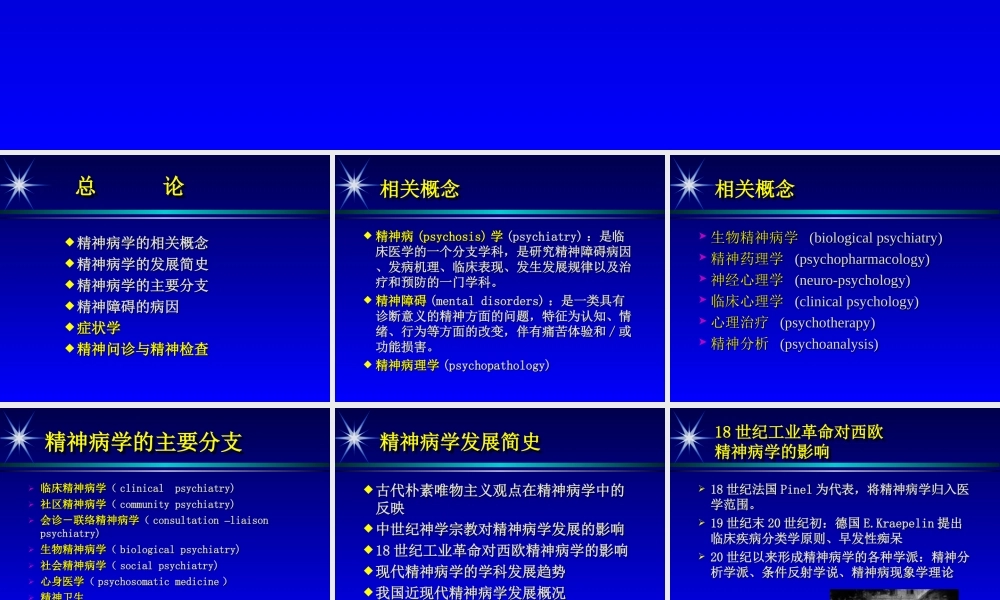 全科精神病学总论.ppt