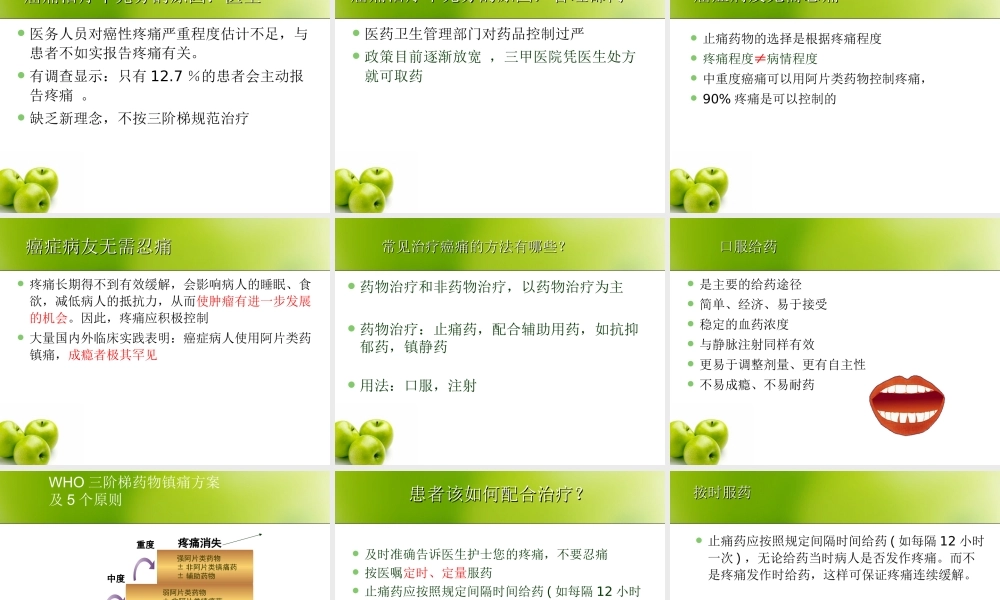 关注第五生命体征--疼痛.ppt