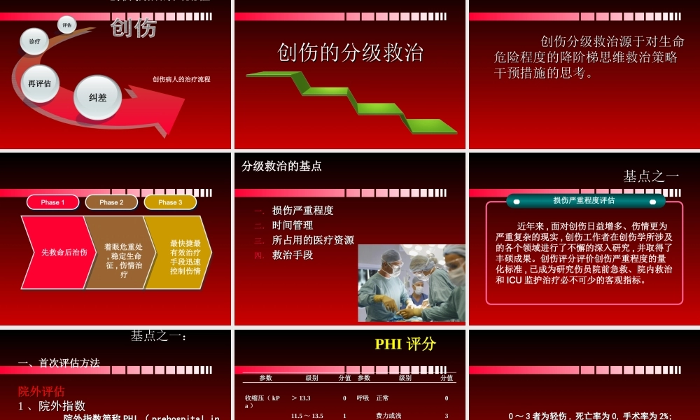 创伤的分级救治.ppt