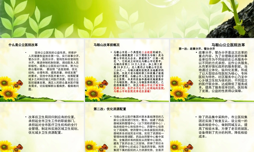 公立医院的改革.ppt