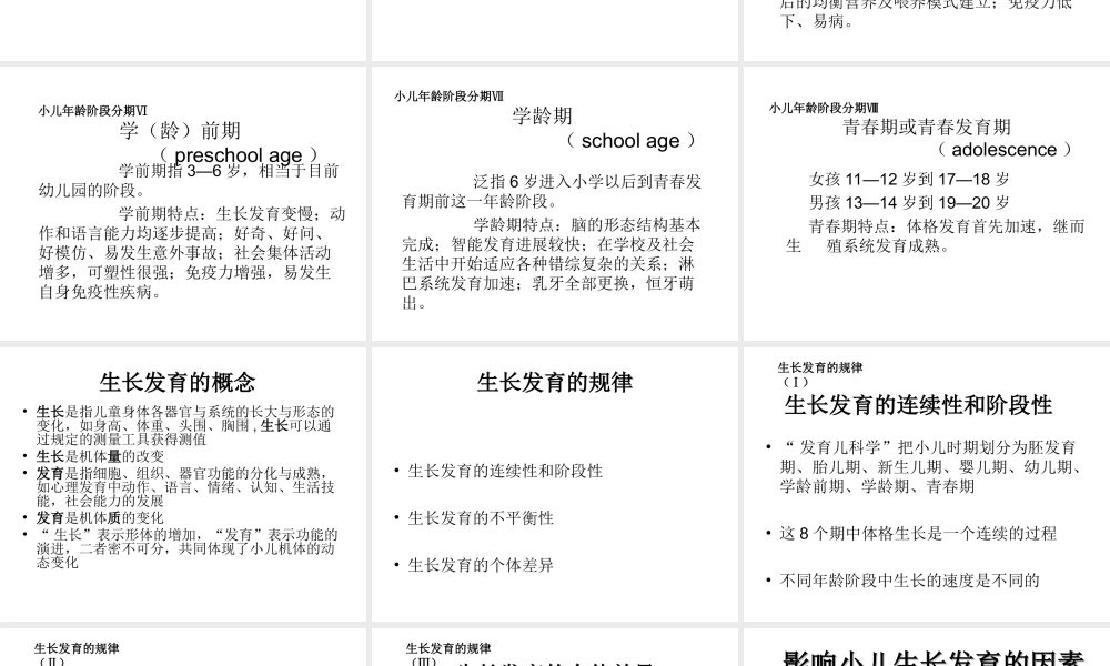 儿童生长发育上海交通大学附属儿童医院沃乐柳.ppt