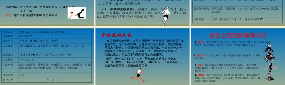 健身运动以及运动处方.ppt