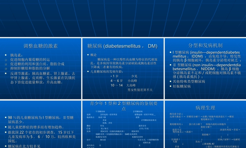 儿童糖尿病.ppt