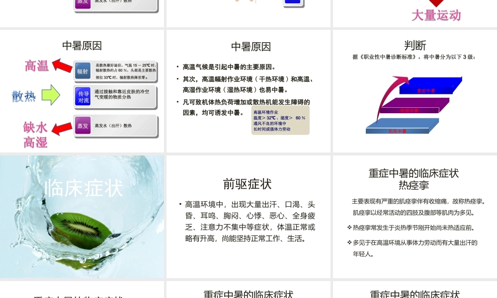 中暑和抽筋急救--PPT.ppt