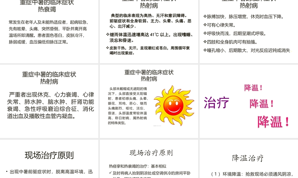 中暑和抽筋急救--PPT.ppt