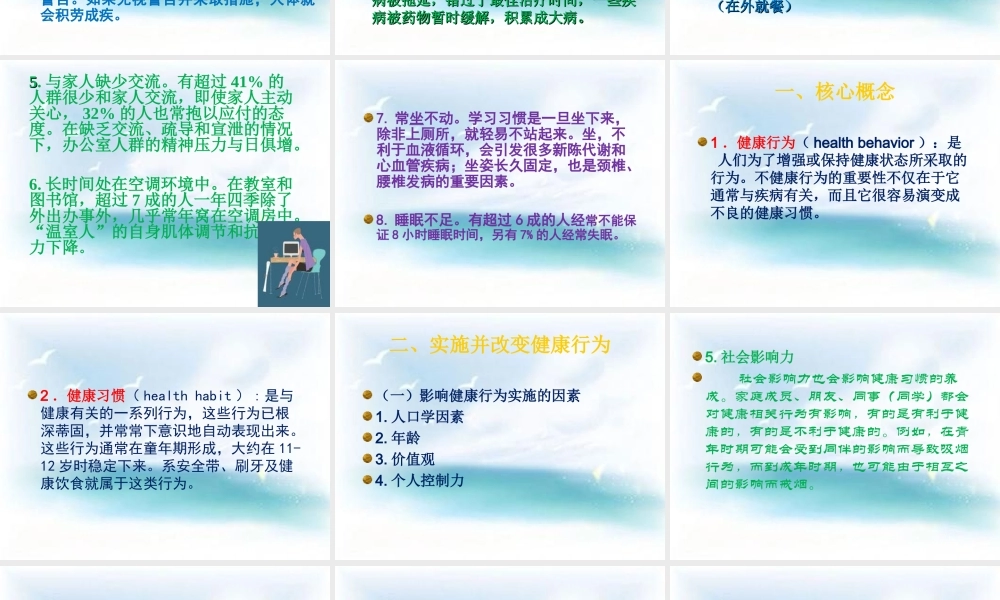 健康行为模型的运用.ppt