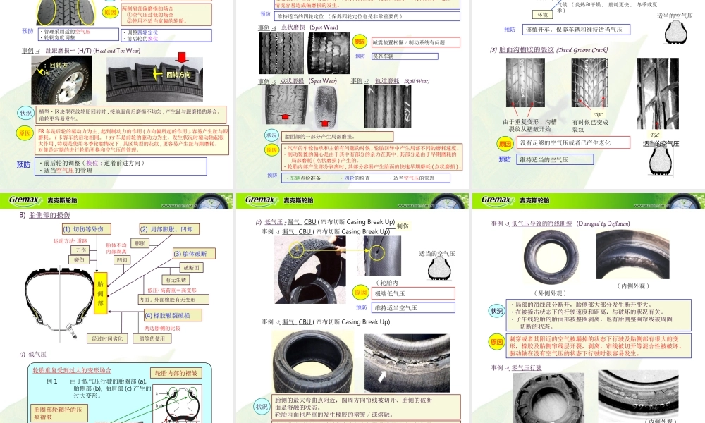 关于轿车用的轮胎的损伤判定.ppt