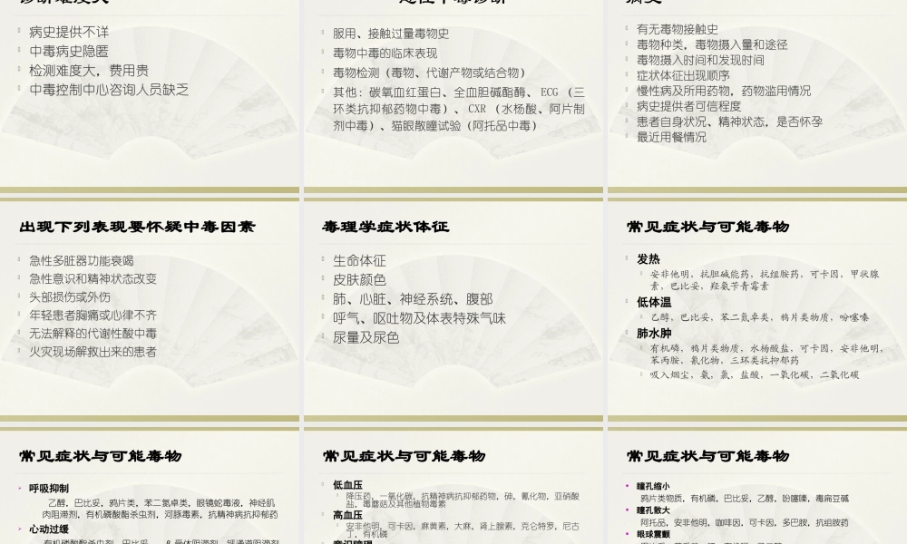 中毒及昏迷防治及救护.ppt