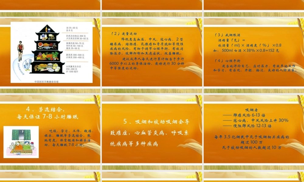 中国公民健康素养66条讲座.ppt