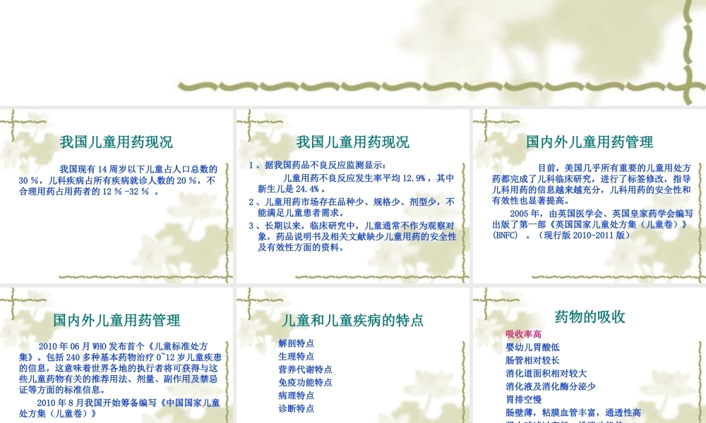 儿童用药安全.ppt