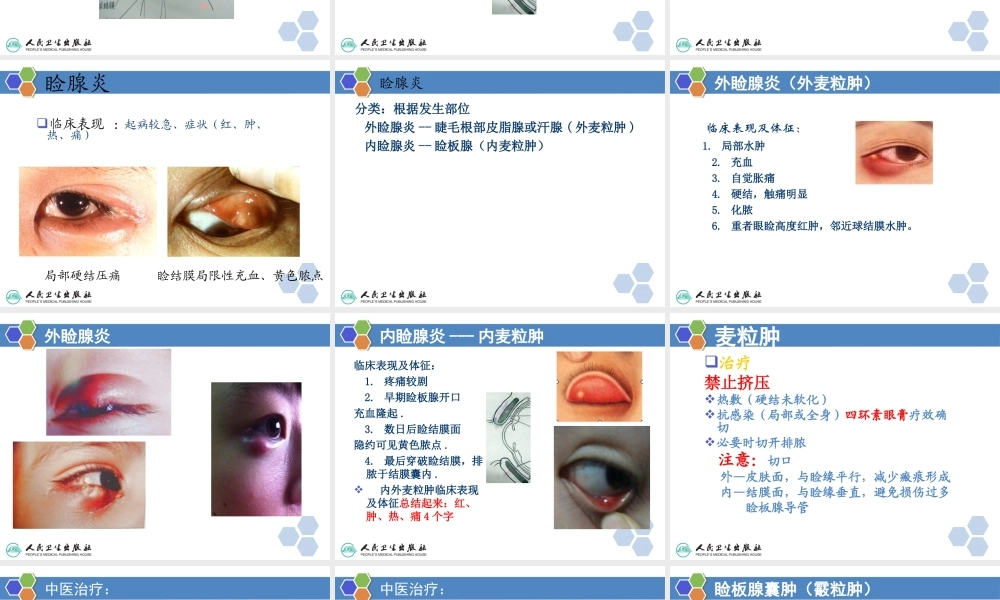 中西医眼睑病.ppt