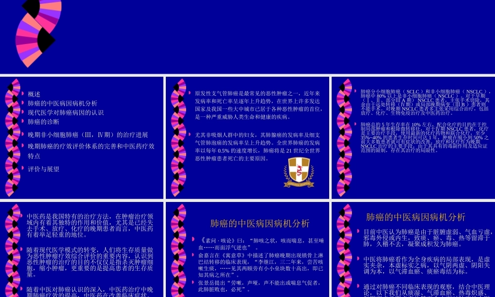 中西医结合肺癌讲座.ppt