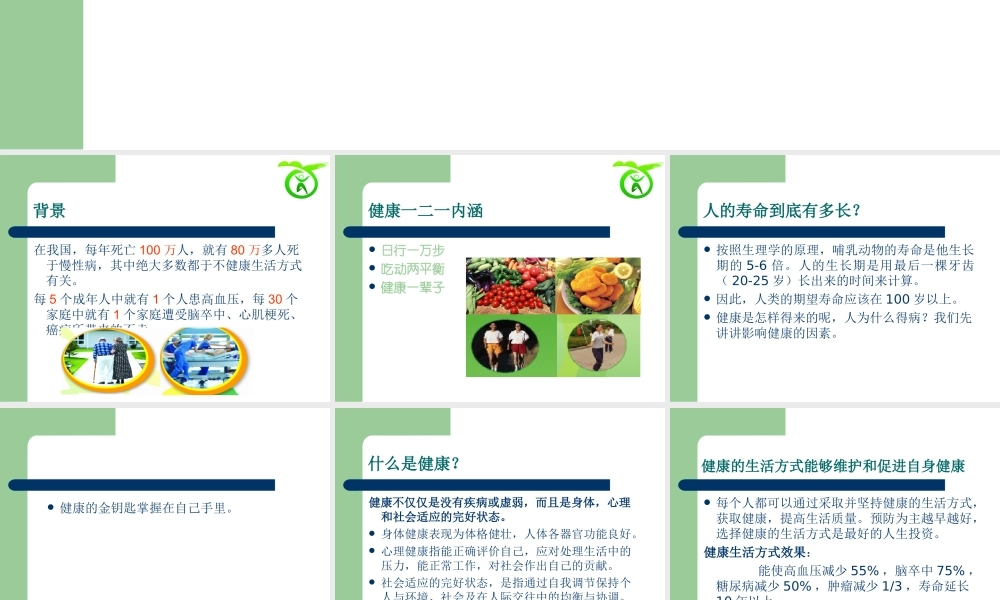 健康一二一.ppt