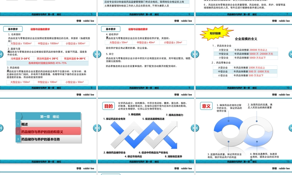 药品储存与养护---第1章---绪论.ppt