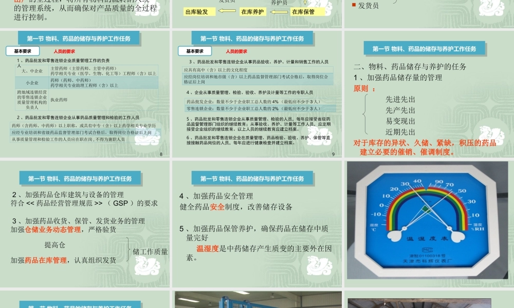药品储存与养护第1章---绪论.ppt