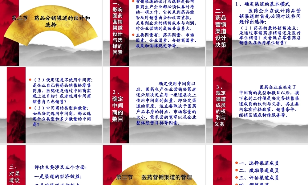 药品分销渠道策略分析.ppt