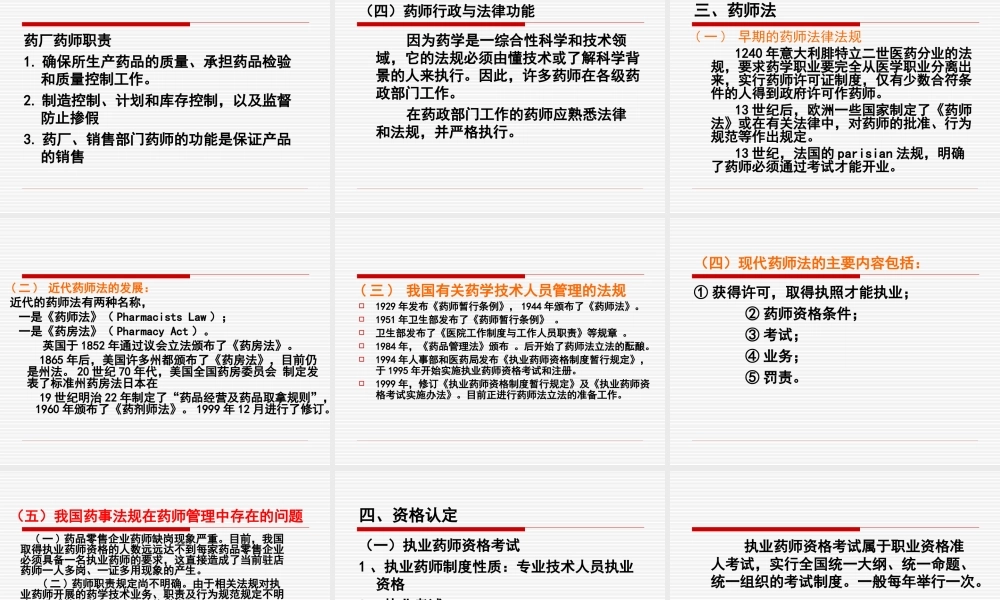 药学专业职业定位.ppt