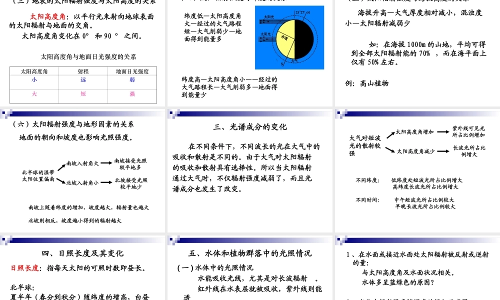 药用植物与光.ppt