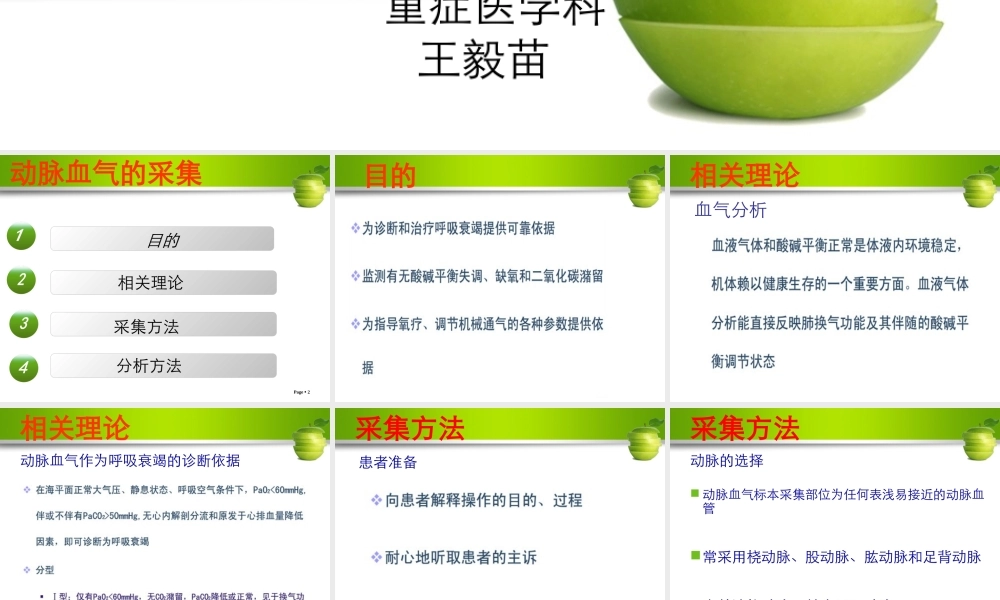 血气的采集与血气针的使用原理概要.ppt