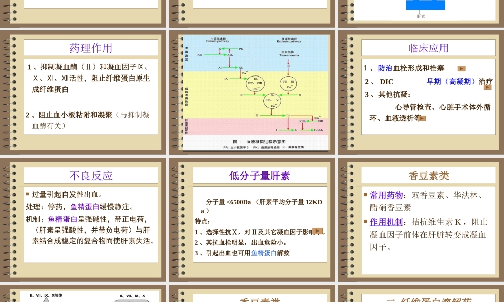 血液与造血系统用药.ppt