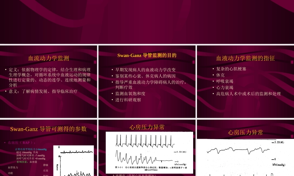 血液动力学监测.ppt