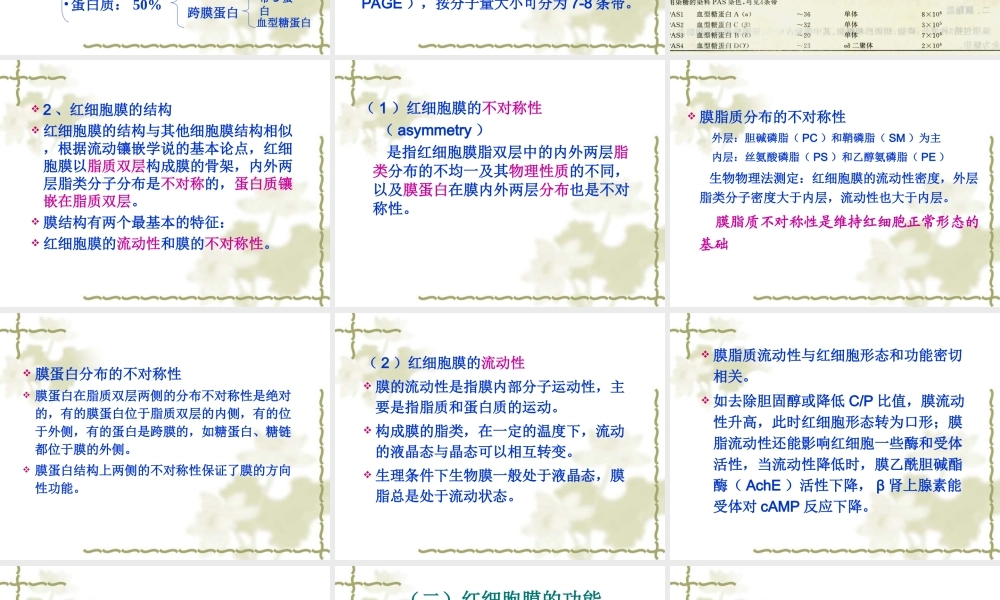 血液学检验-10-红细胞膜缺陷症.ppt