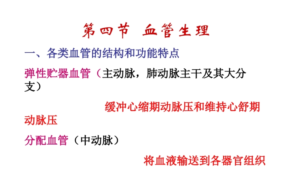 血液循环血管生理.ppt