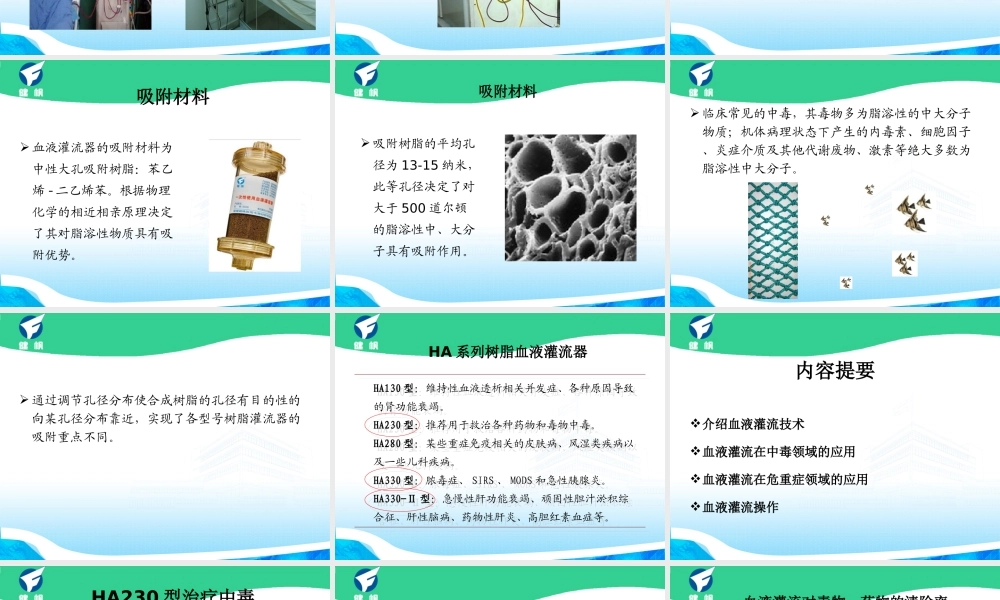 血液灌流在ICU科的应用.ppt