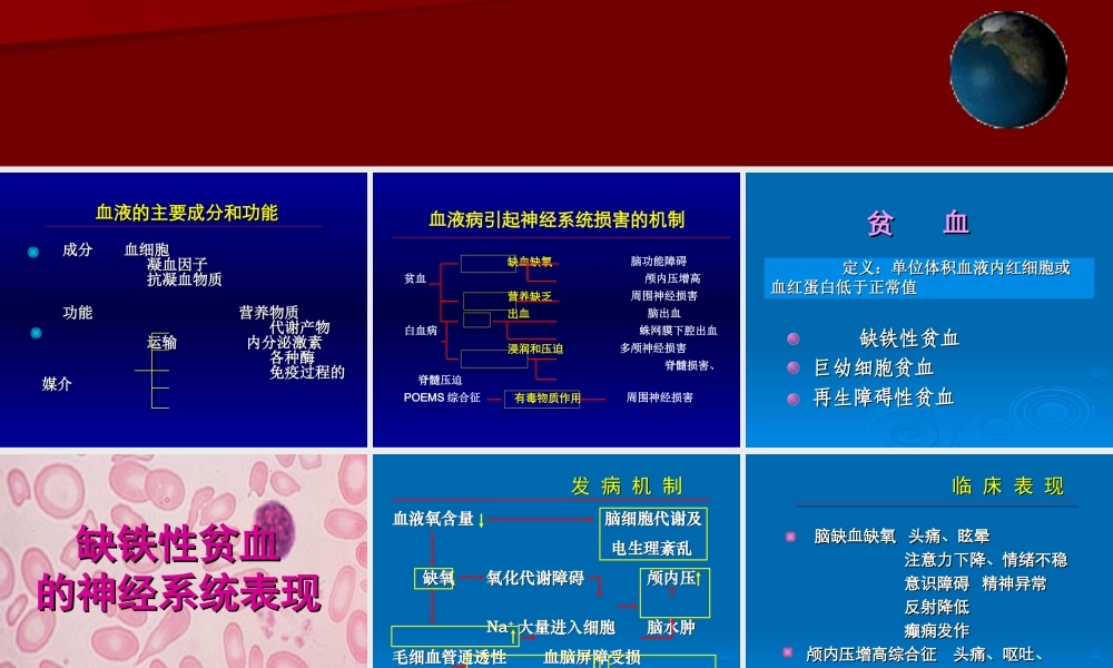 血液病的神经系统表现.ppt