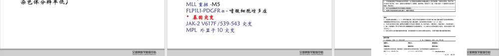血液病项目艾迪康.ppt