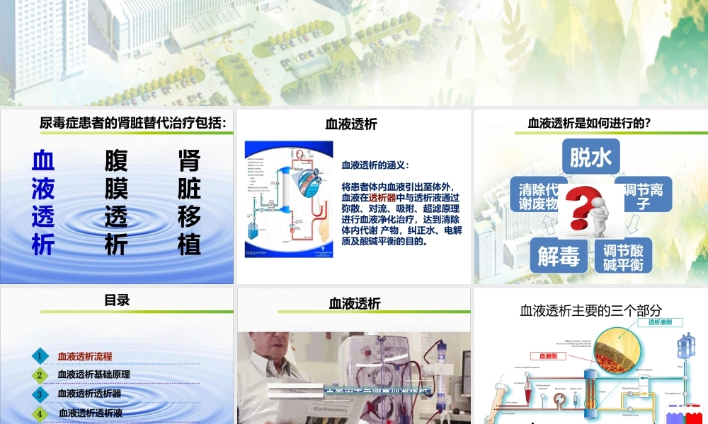 血液透析技术与基础原理.pptx
