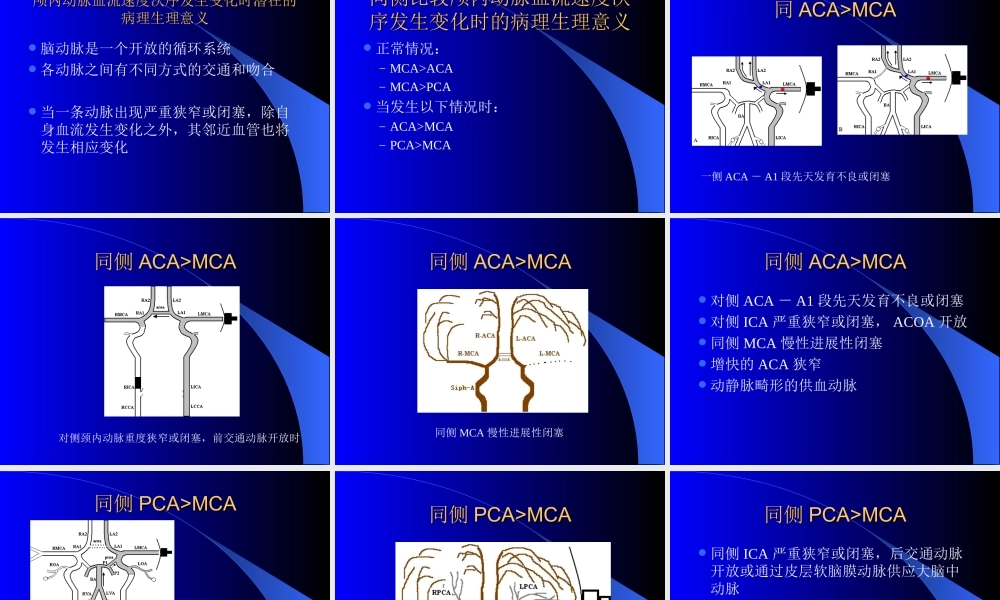 血管流速快慢的意义.ppt