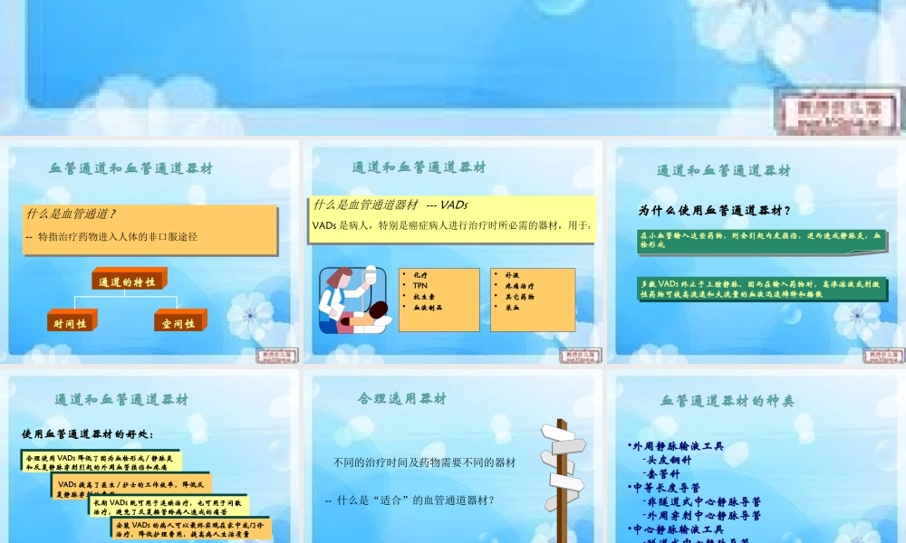 血管通路器材的评估与选择.ppt