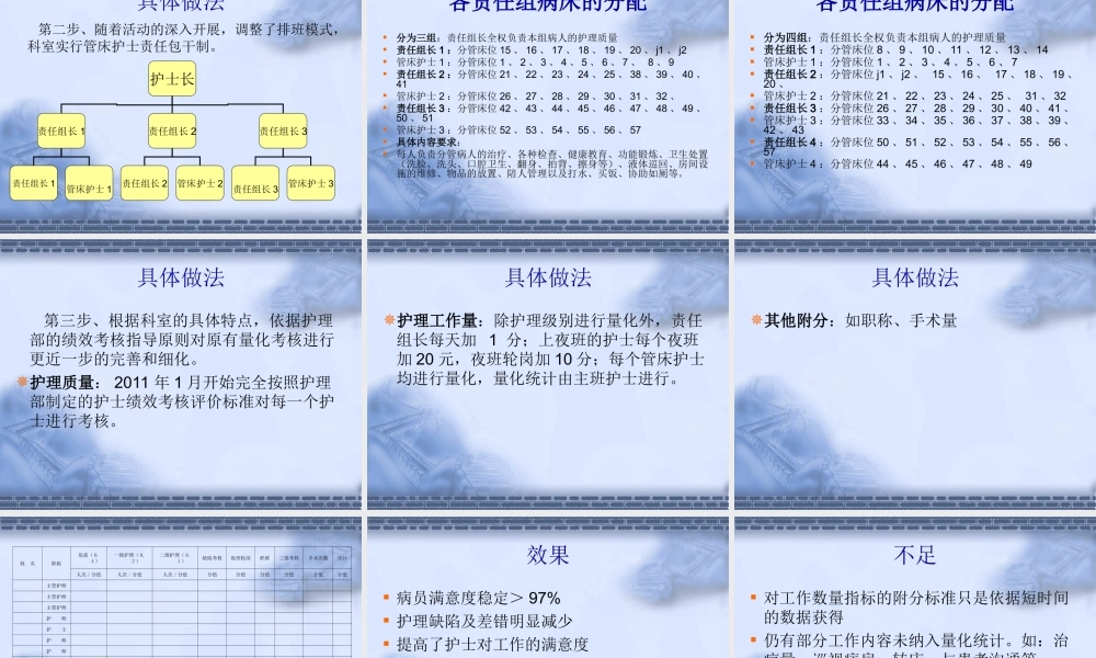 试点病区量化考核的做法.ppt
