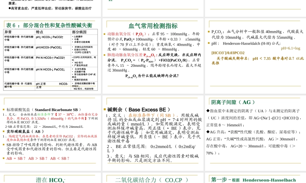 酸碱失衡与血气分析.ppt.ppt