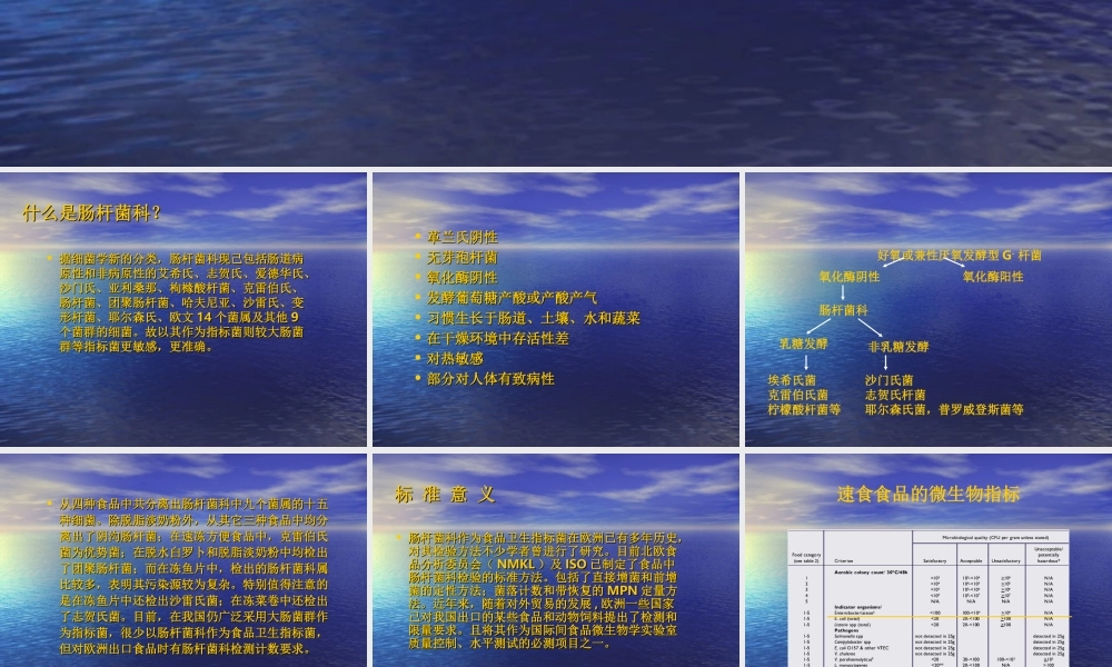 食品中肠杆菌科的检[1]...ppt