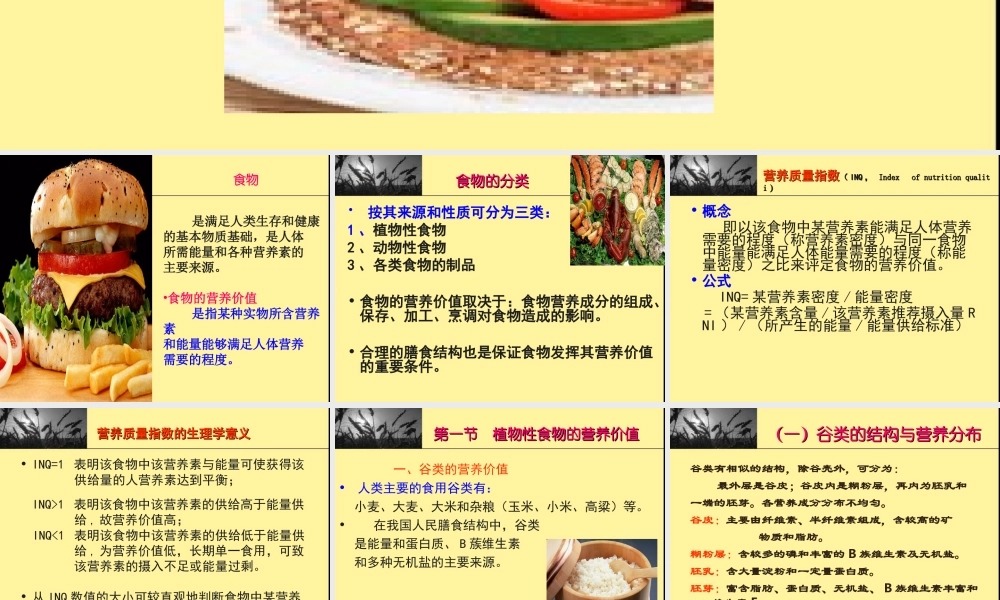 食物的营养价值.ppt