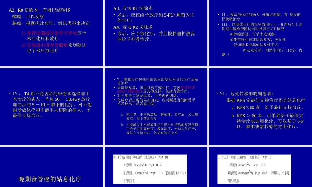 食管癌NCCN解读.ppt