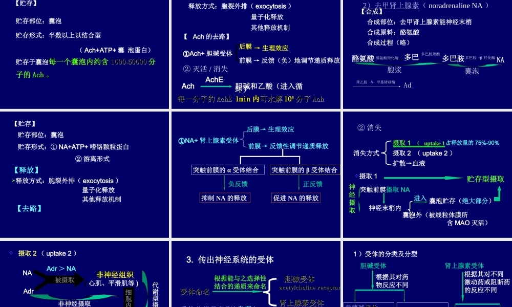 药理-5传出概论.ppt