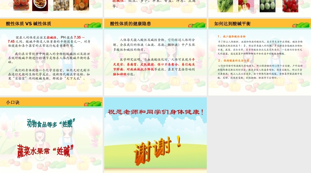 酸碱性食物对人体健康的影响.ppt